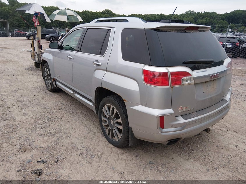 Vin: 2gkflve36g6146684, lot: 46281465, gmc terrain denali 20163
