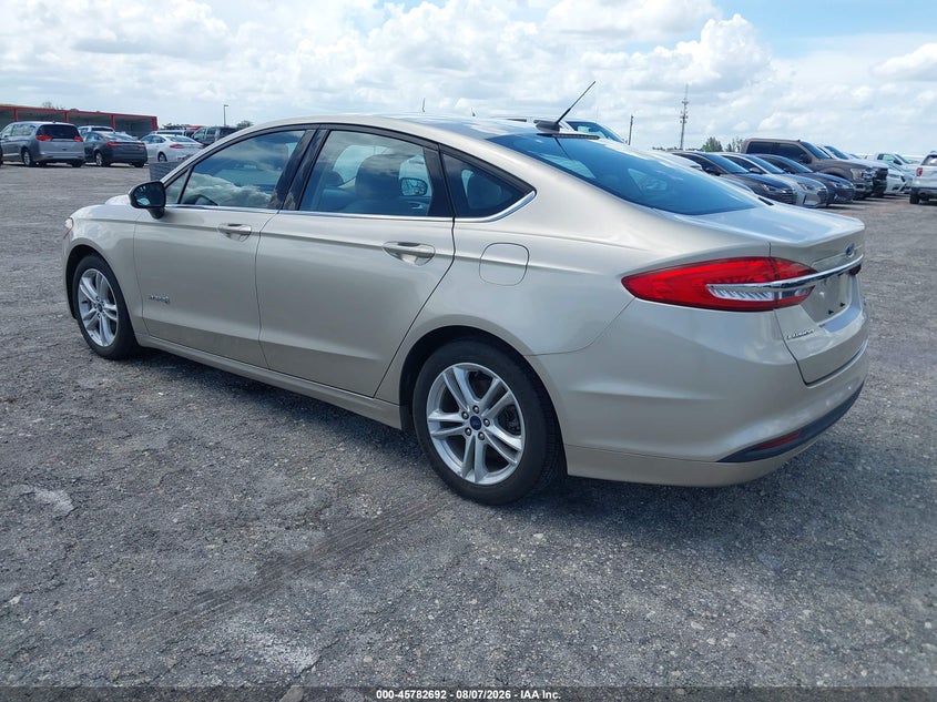 Vin: 3fa6p0uu9jr122754, lot: 46281516, ford fusion hybrid s 20183