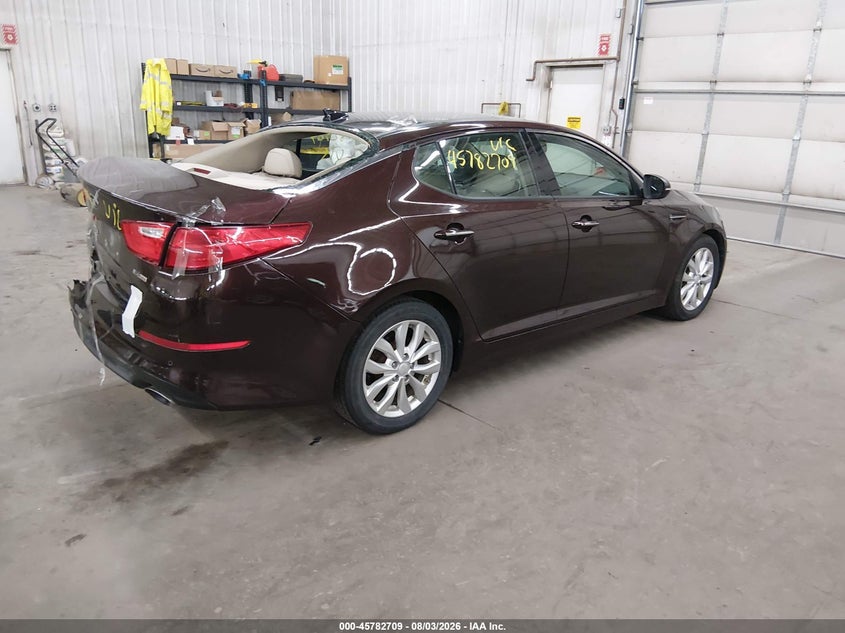 Vin: 5xxgn4a79fg454418, lot: 46281533, kia optima ex 20154