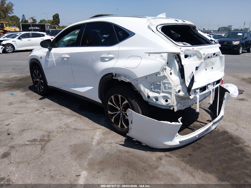 Vin: jtjyarbz1h2085072, lot: 46281536, lexus nx 200t f sport 20173
