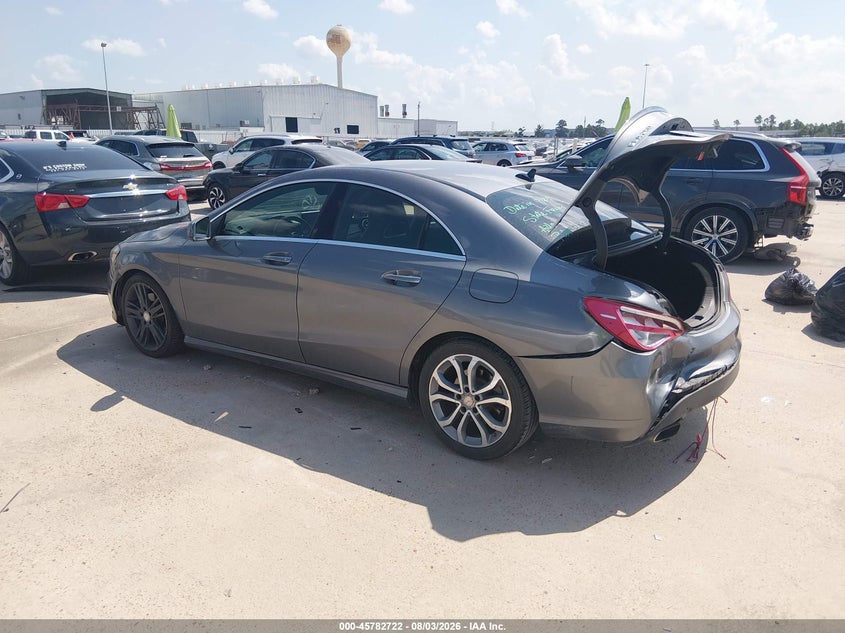 Vin: wddsj4eb7fn226898, lot: 46281546, mercedes-benz cla 250 20153