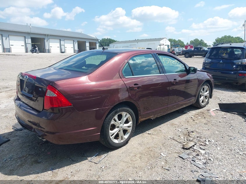 Vin: 3fahp0ha3cr170858, lot: 46281595, ford fusion se 20124