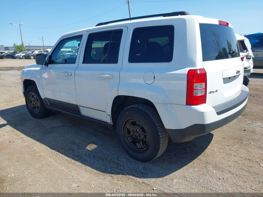 Vin: 1c4njrbb5gd534409, lot: 46281604, jeep patriot sport 20163