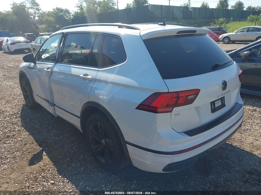 Vin: 3vv8b7axxrm231565, lot: 46281629, volkswagen tiguan 2.0t se r-line black 20243