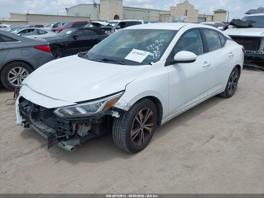 Vin: 3n1ab8cv4my282940, lot: 46281636, nissan sentra sv xtronic cvt 20212