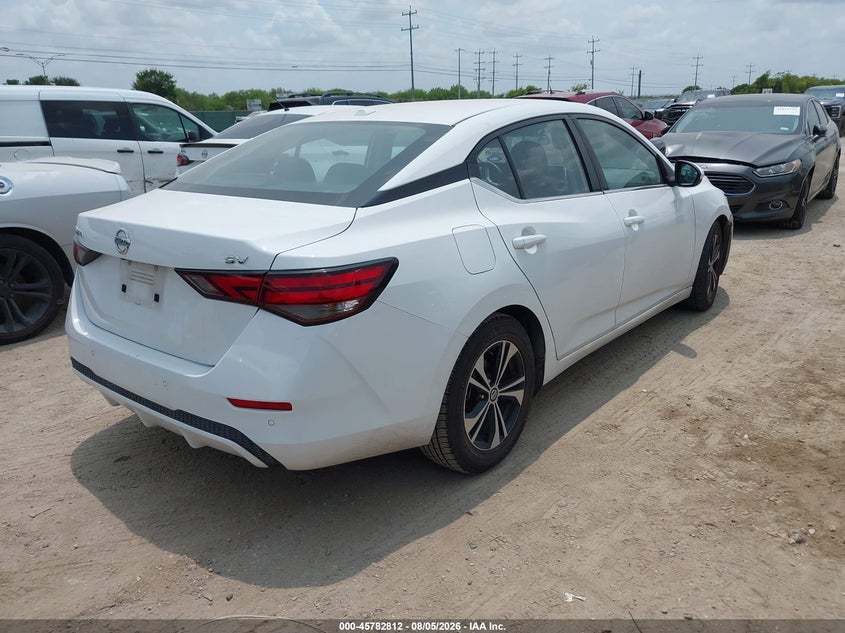 Vin: 3n1ab8cv4my282940, lot: 46281636, nissan sentra sv xtronic cvt 20214