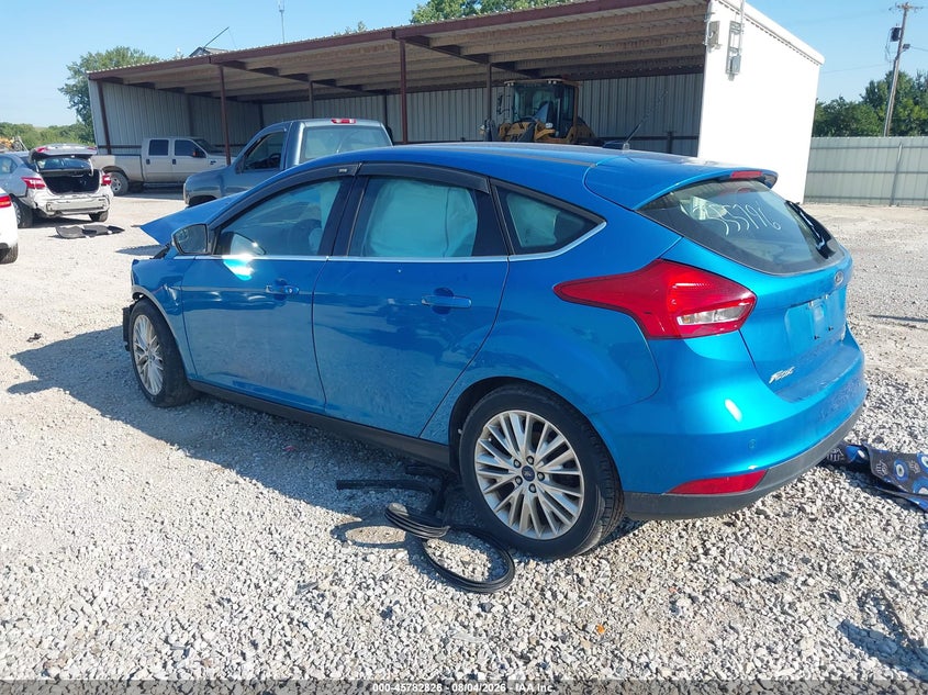 Vin: 1fadp3n21fl355796, lot: 46281650, ford focus titanium 20153