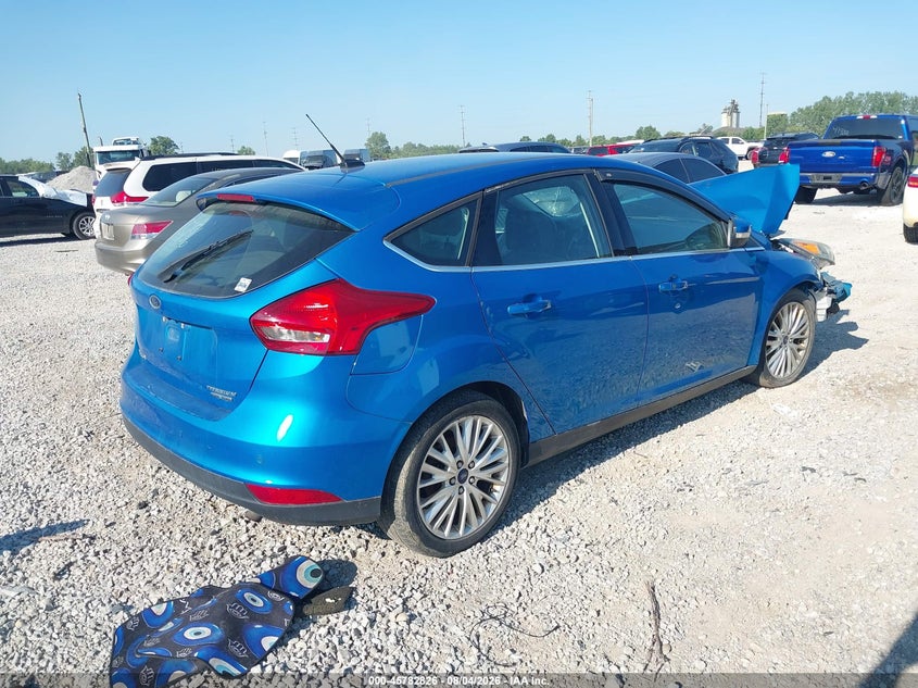 Vin: 1fadp3n21fl355796, lot: 46281650, ford focus titanium 20154