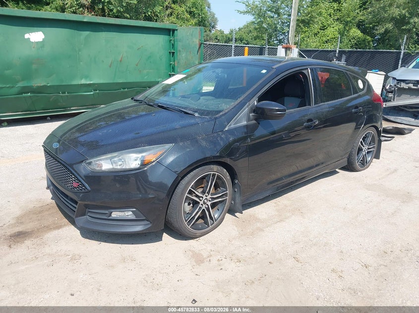 Vin: 1fadp3l98fl240838, lot: 46281657, ford focus st 20152