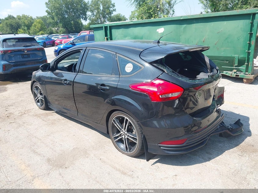 Vin: 1fadp3l98fl240838, lot: 46281657, ford focus st 20153
