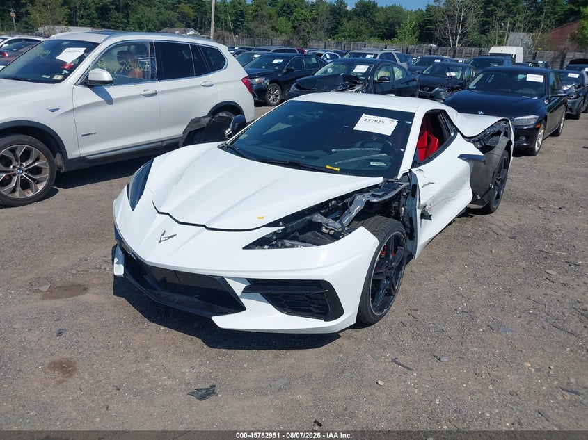 Vin: 1g1ya3d46m5122197, lot: 46281775, chevrolet corvette stingray rwd  1lt 20212