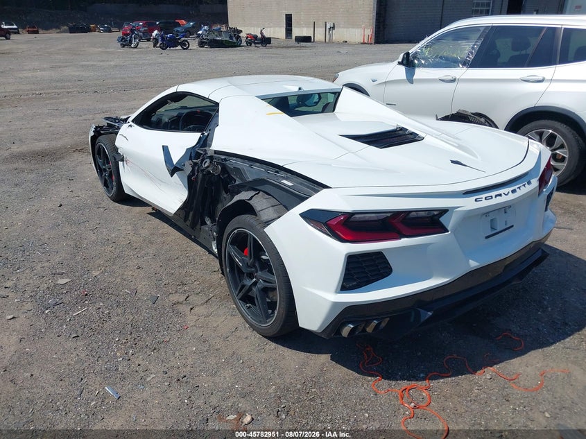 Vin: 1g1ya3d46m5122197, lot: 46281775, chevrolet corvette stingray rwd  1lt 20213