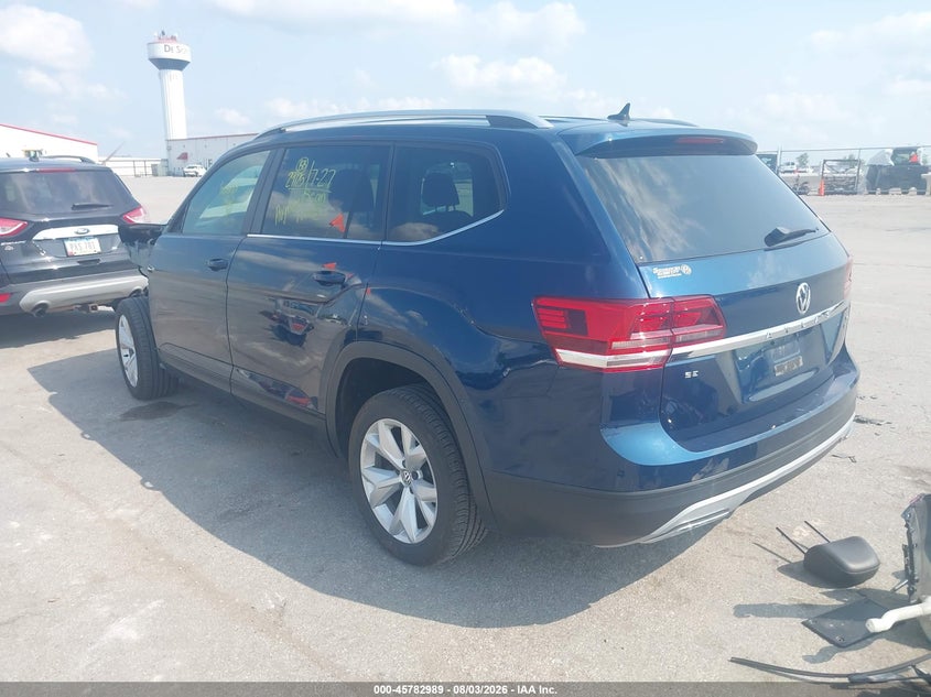 Vin: 1v2kr2ca2jc570871, lot: 46281813, volkswagen atlas 3.6l v6 se 20183