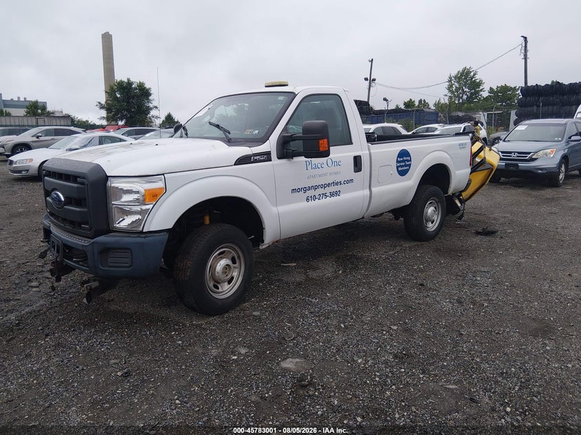 Vin: 1ftbf2b62feb45170, lot: 46281825, ford f-250 xl 20152