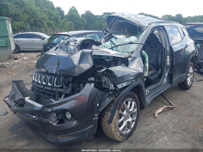 Vin: 3c4njdfbxnt170332, lot: 46281858, jeep compass latitude lux 4x4 20222