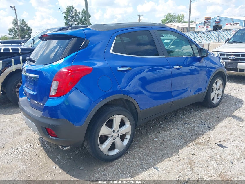 Vin: kl4cjbsb0fb172945, lot: 46281872, buick encore convenience 20154