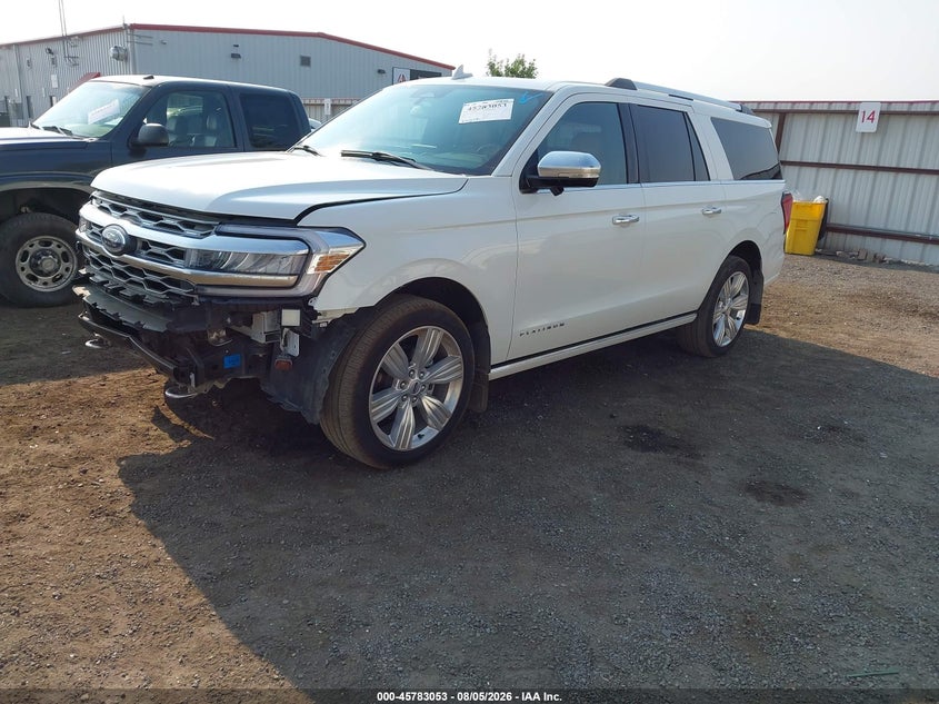 Vin: 1fmjk1m80reb00339, lot: 46281877, ford expedition max platinum 20242