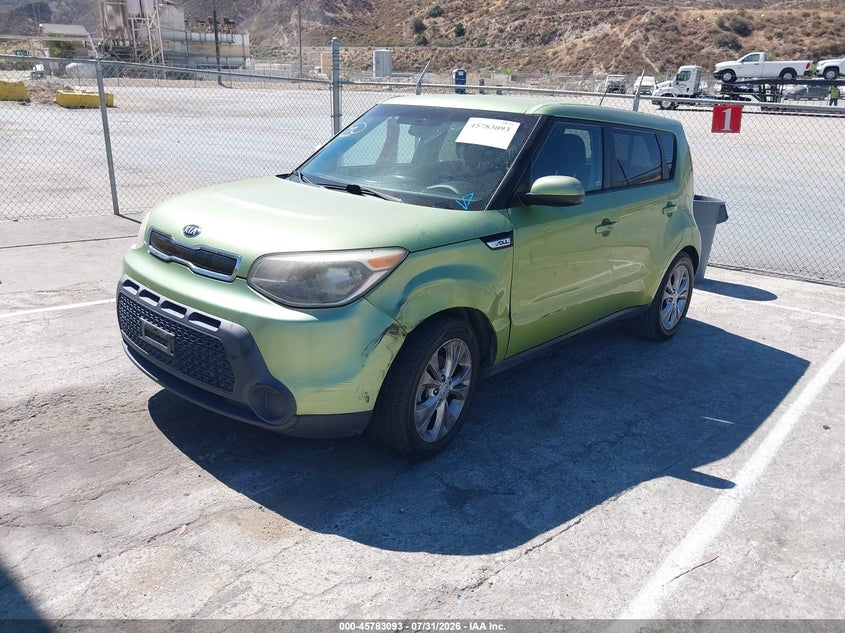 Vin: kndjp3a5xf7749867, lot: 46281917, kia soul + 20152