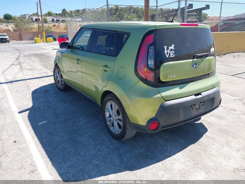 Vin: kndjp3a5xf7749867, lot: 46281917, kia soul + 20153