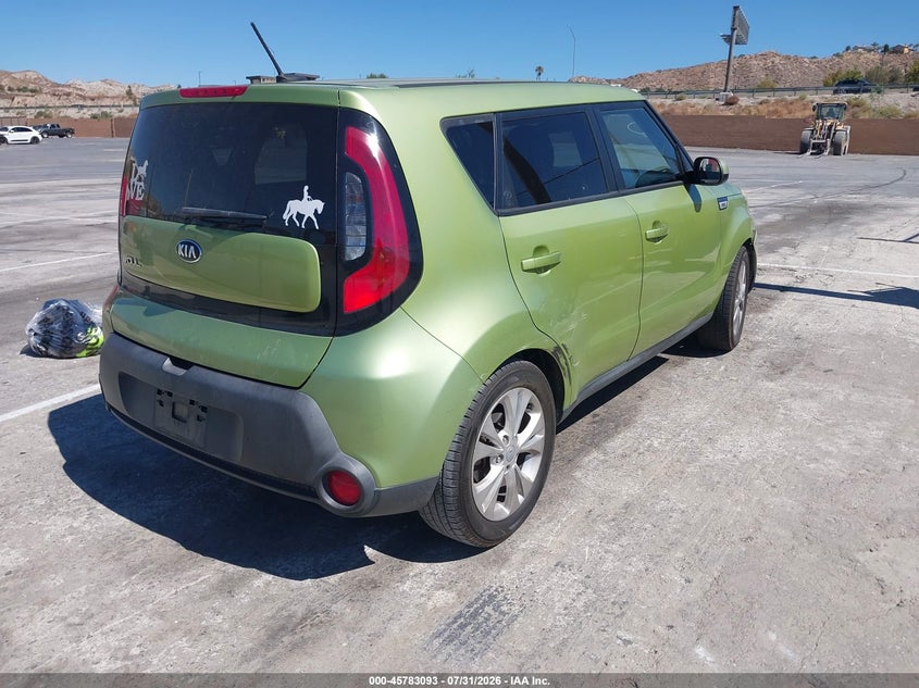 Vin: kndjp3a5xf7749867, lot: 46281917, kia soul + 20154