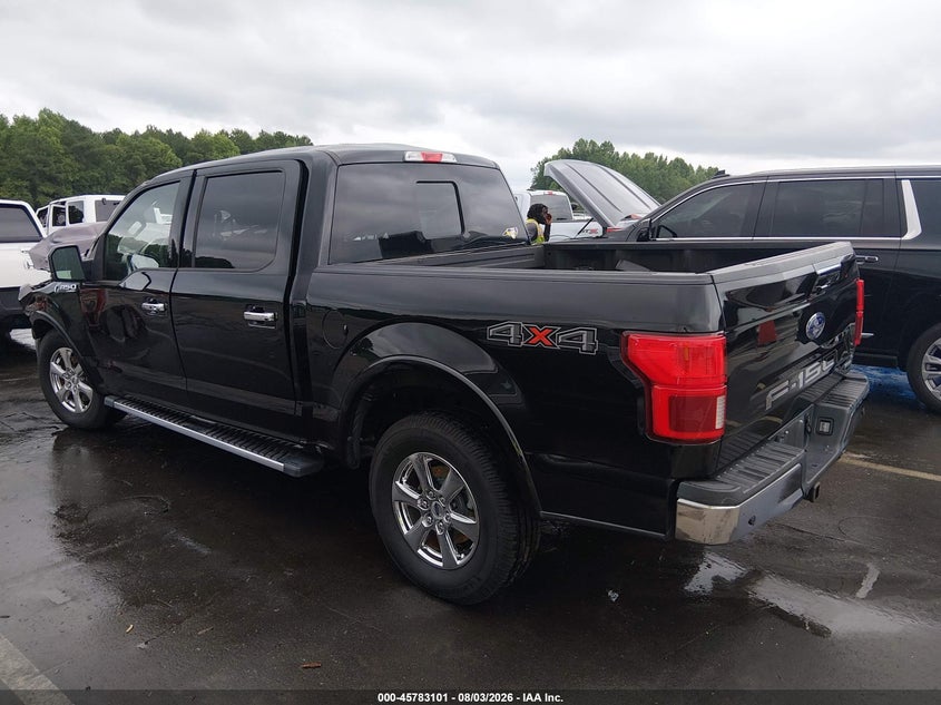 Vin: 1ftew1eg0jfd18845, lot: 46281925, ford f-150 lariat 20183