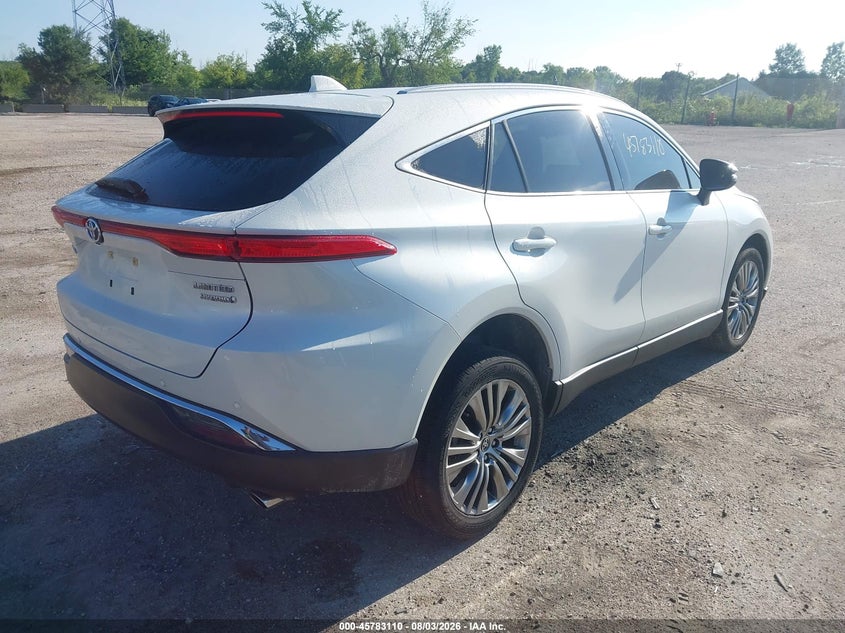 Vin: jteaaaah5nj087676, lot: 46281934, toyota venza limited 20224