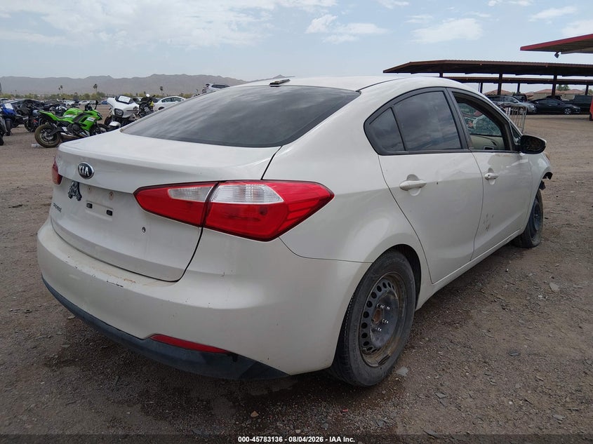 Vin: knafk4a61f5339115, lot: 46281960, kia forte lx 20154