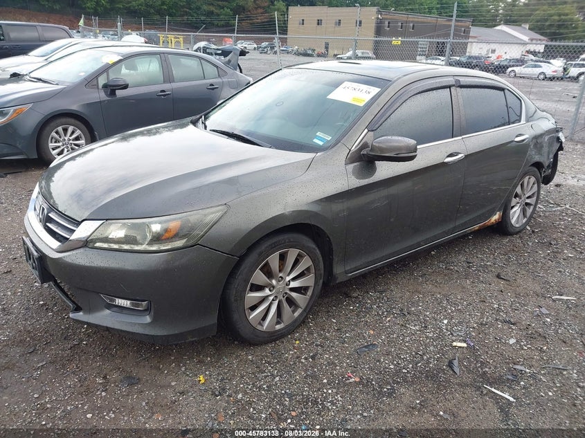 2013 Honda Accord, Left Rear, IAAI, VIN 1HGCR2F85DA038773 — photo 2