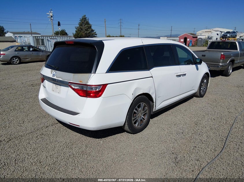 Vin: 5fnrl5h66db029109, lot: 46281991, honda odyssey ex-l 20134
