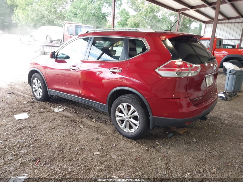 Vin: knmat2mv4fp502880, lot: 46282015, nissan rogue sv 20153