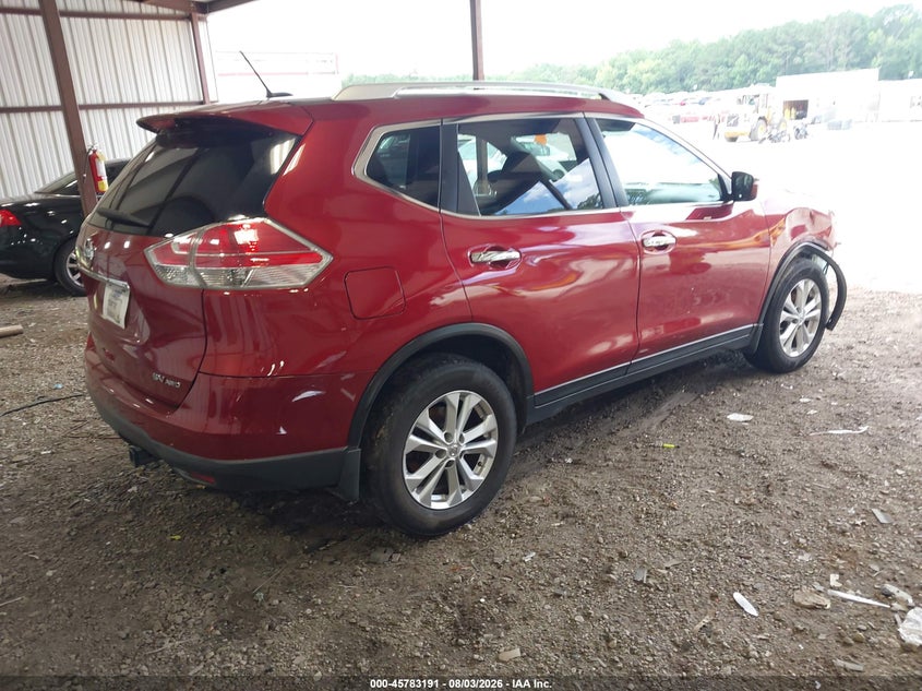 Vin: knmat2mv4fp502880, lot: 46282015, nissan rogue sv 20154