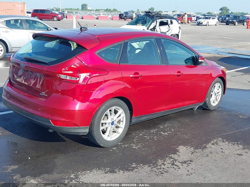 Vin: 1fadp3k20fl385022, lot: 46282029, ford focus se 20154