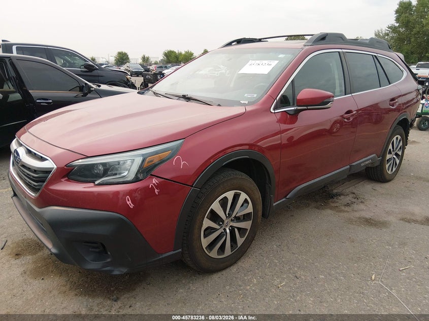 Vin: 4s4btafc3n3193852, lot: 46282059, subaru outback premium 20222