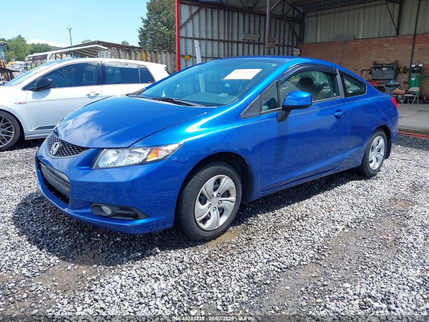 2013 Honda Civic, Front End, IAAI, VIN 2HGFG3B53DH522799 — photo 2