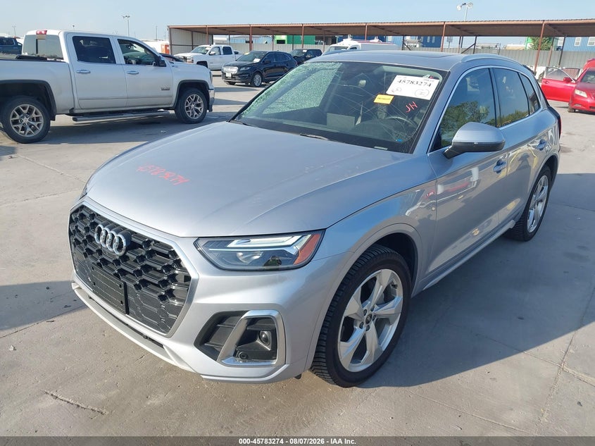 Vin: wa1eaafy2p2064944, lot: 46282098, audi q5 premium plus 45 tfsi s line quattro 20232
