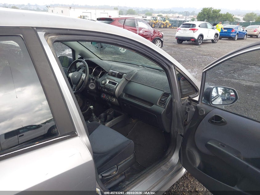 HONDA FIT 2008 VIN JHMGD376X8S057724