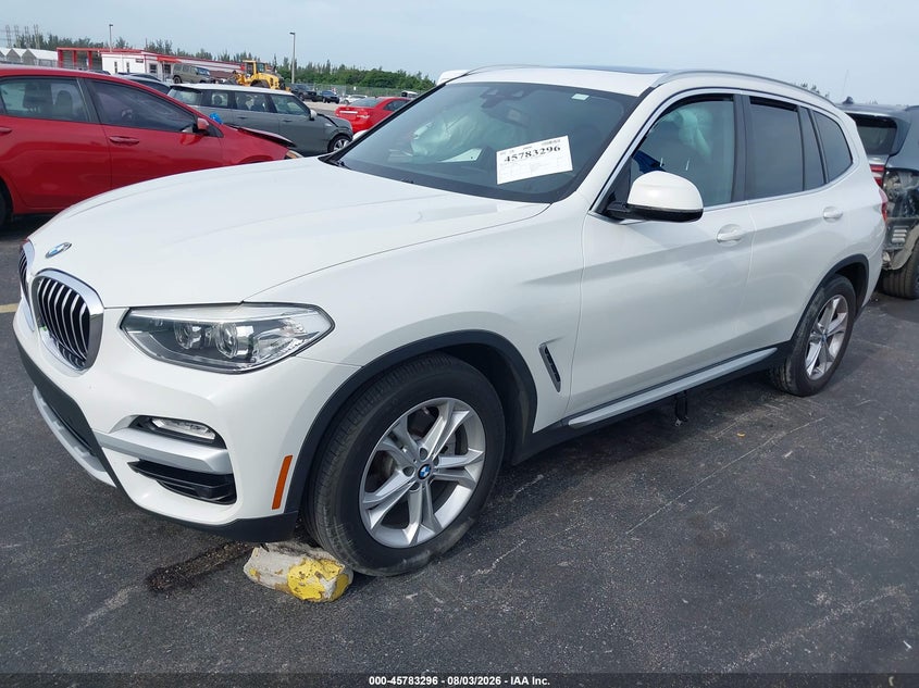 Vin: 5uxtr7c54klr50543, lot: 46282121, bmw x3 sdrive30i 20192