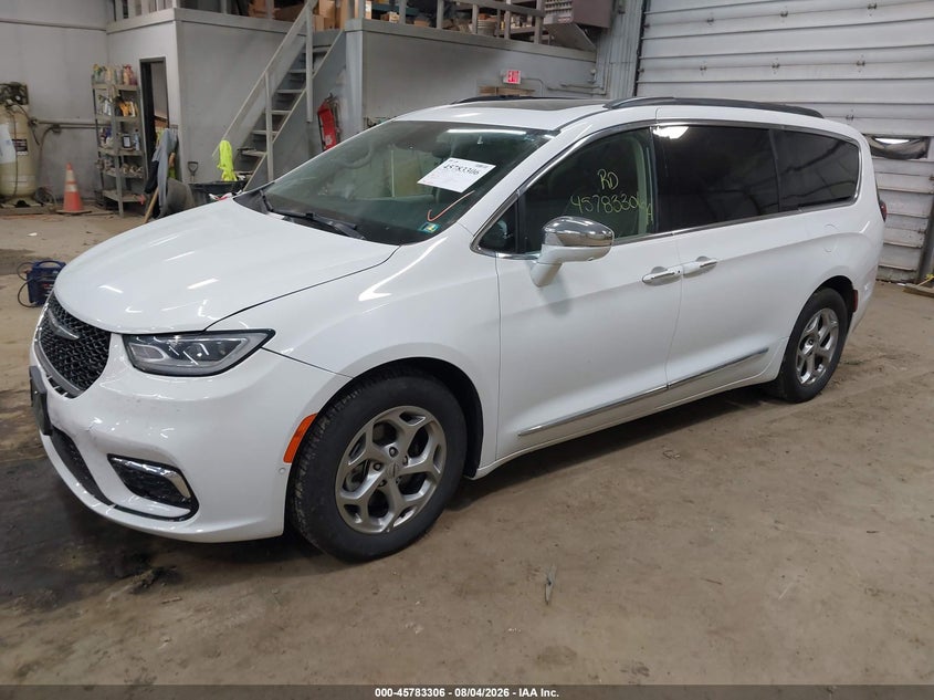 Vin: 2c4rc1gg4nr178370, lot: 46282130, chrysler pacifica limited 20222