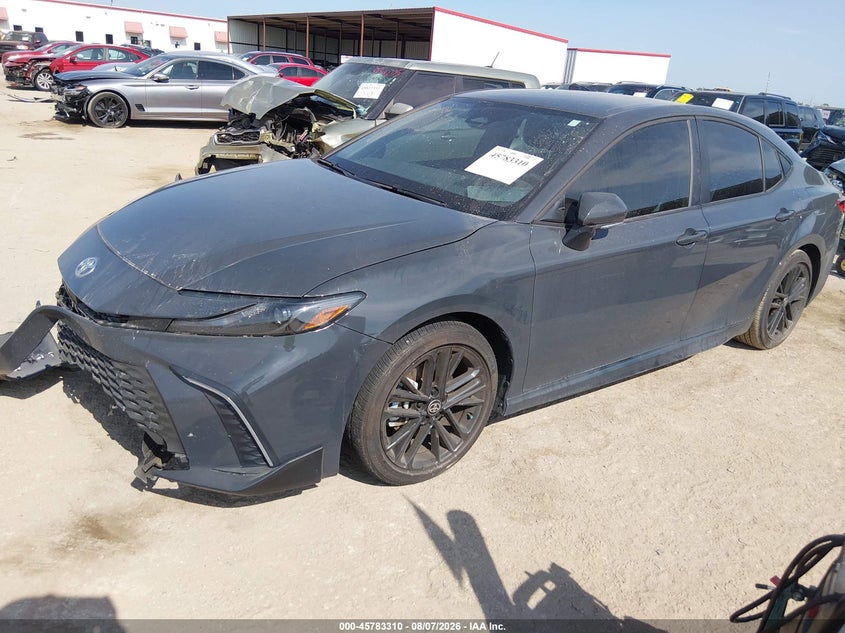 Vin: 4t1daack8su006816, lot: 46282134, toyota camry se 20252