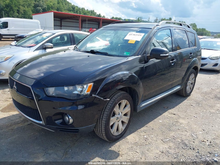 Vin: ja4jt3awxaz016357, lot: 46282143, mitsubishi outlander se 20102