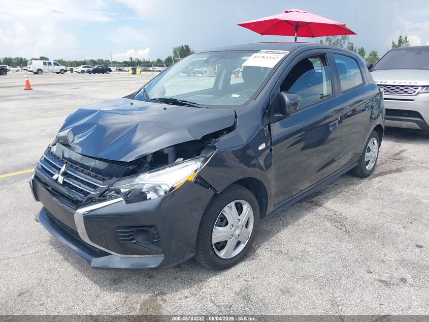 Vin: ml32auhjxrh029582, lot: 46282156, mitsubishi mirage es/le 20242