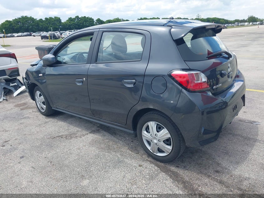 Vin: ml32auhjxrh029582, lot: 46282156, mitsubishi mirage es/le 20243
