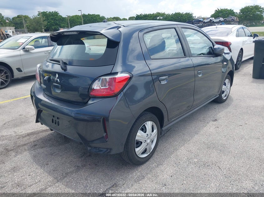 Vin: ml32auhjxrh029582, lot: 46282156, mitsubishi mirage es/le 20244