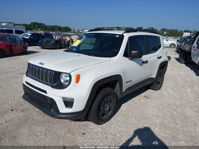 Vin: zacnjbab7kpj83261, lot: 46282170, jeep renegade sport 4x4 20192
