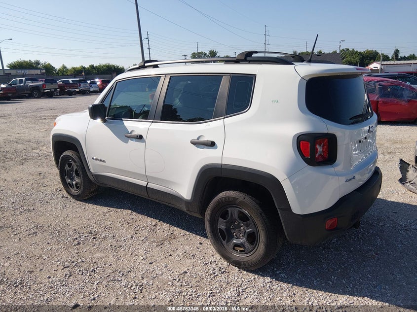 Vin: zacnjbab7kpj83261, lot: 46282170, jeep renegade sport 4x4 20193