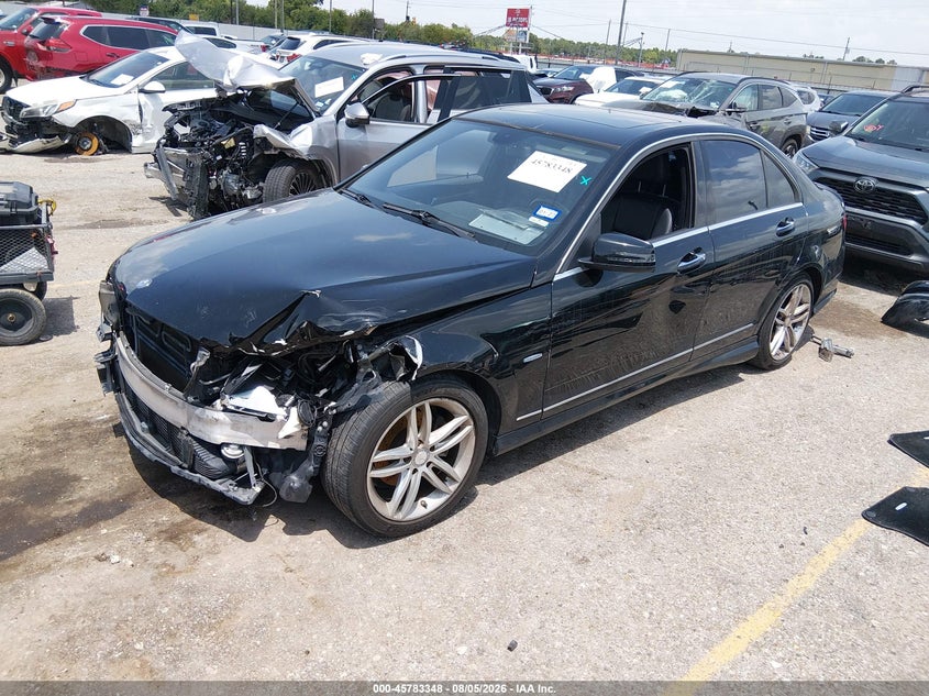 Vin: wddgf4hb2cr225052, lot: 46282172, mercedes-benz c 250 sport 20122