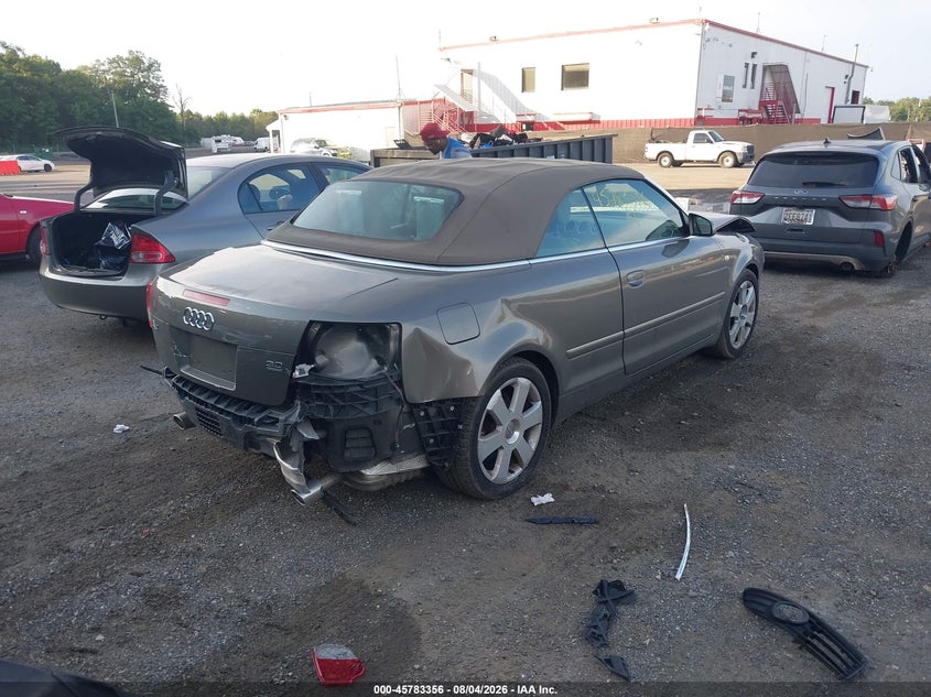 2005 AUDI A4 auction photo 4
