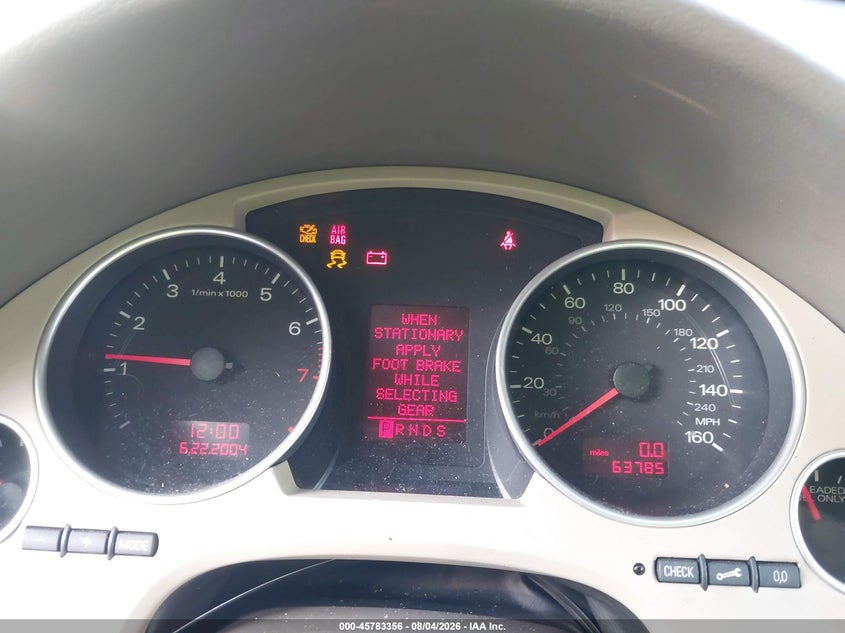 2005 AUDI A4 auction photo 7