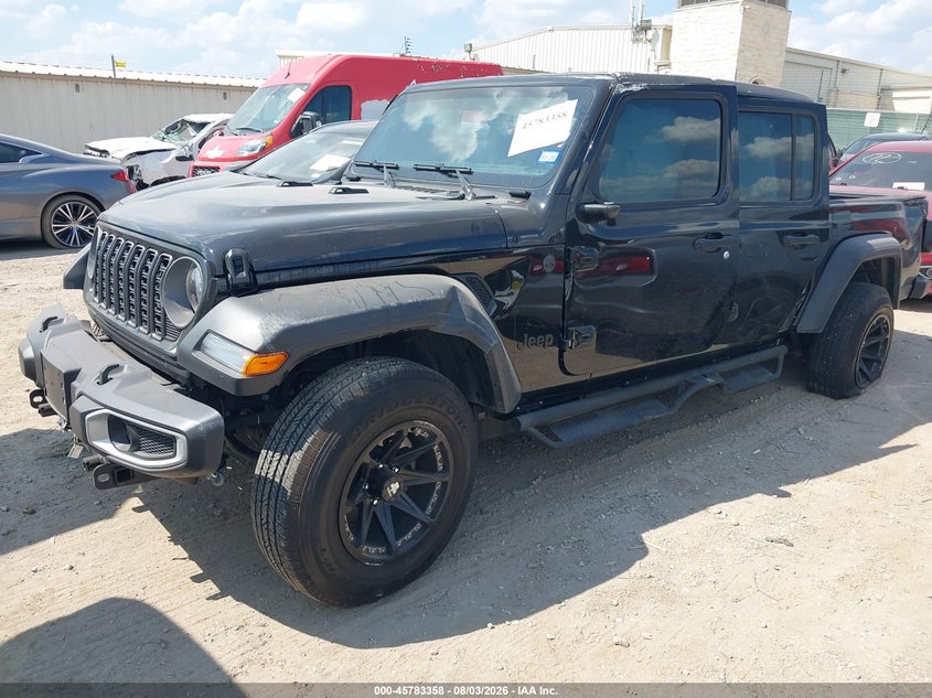 Vin: 1c6pjtag1tl156096, lot: 46282182, jeep gladiator sport 4x4 20262