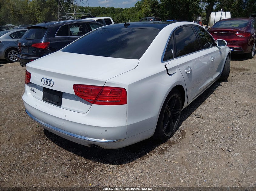 Vin: waurgafd6dn025798, lot: 46282185, audi a8 l 3.0t 20134